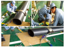 5、裝固定夾具、設(shè)置拉緊器